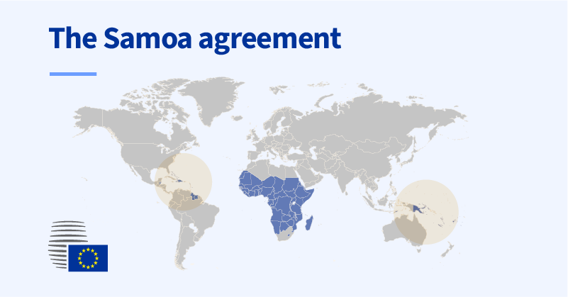 Paises firmantes del Acuerdo de Samoa cuyos nacionales no ocuparan ficha de extracomunitario